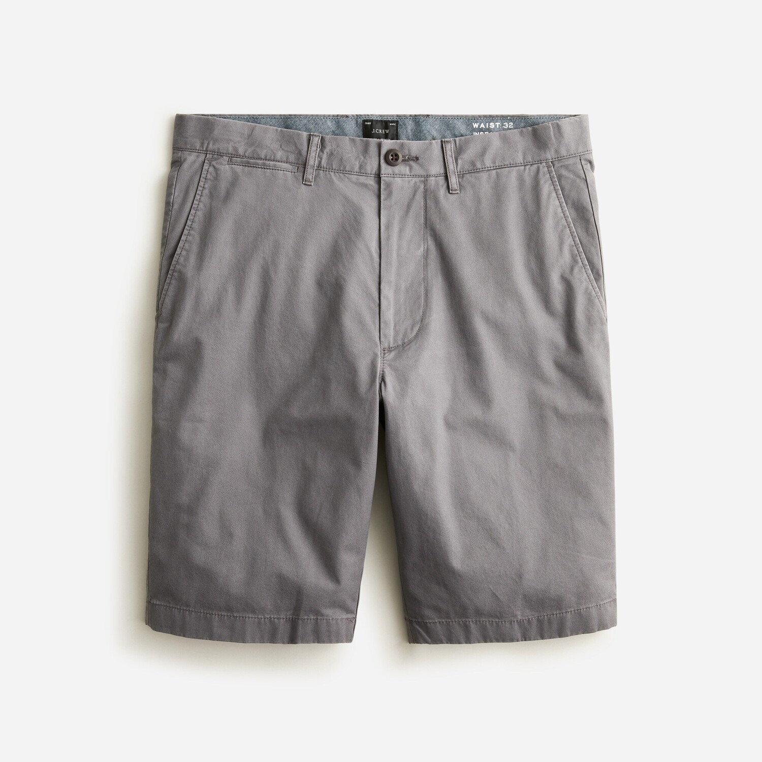 

10 5" эластичные шорты-чиносы J.Crew, серый