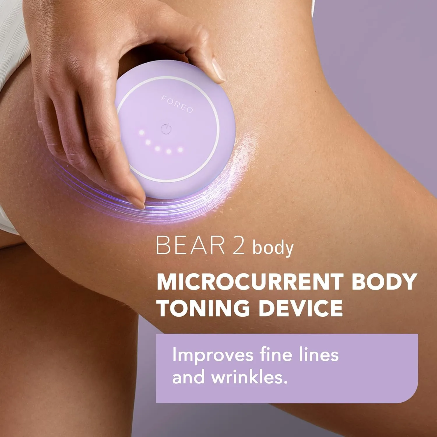 Foreo Bear 2 Body Advanced Microcurrent Sculpting Machine + Conductive Supercharged Firming Serum - массажер от целлюлита и для лимфодренажа, Set — фото 3