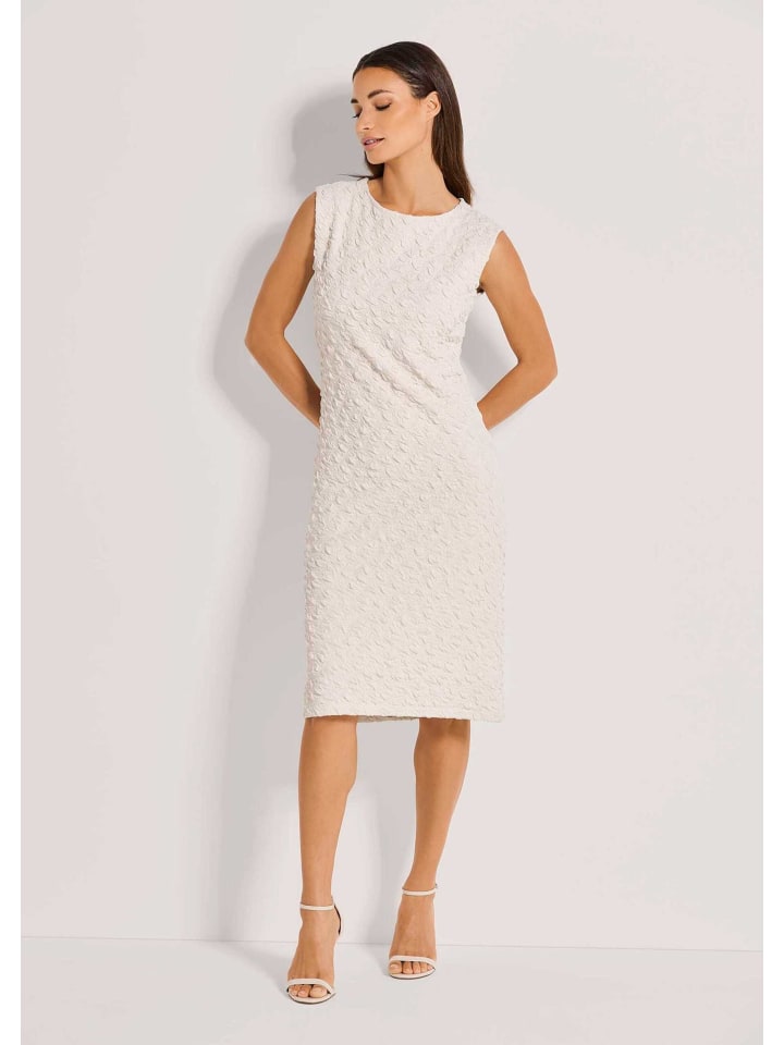 

MADELEINE Элегантное платье без рукавов с текстурой «галька»