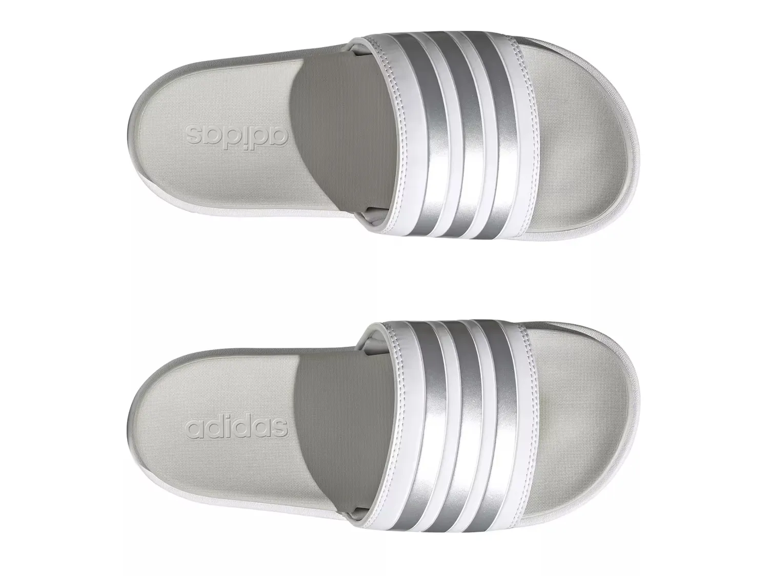 Сланцы Adilette Platform - женские Adidas, White — фото 4