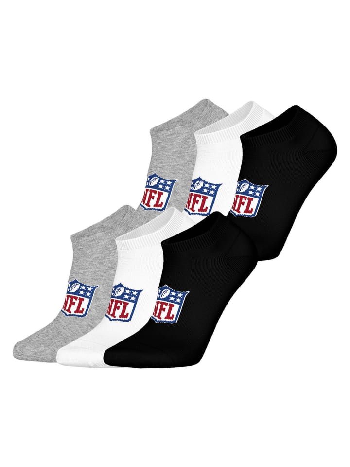 

Повседневные носки NFL Shield Sneaker в расцветке MGR/WHT/BLK
