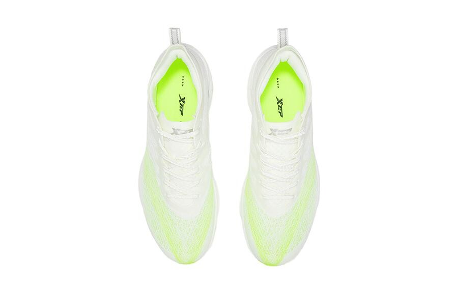 100 Детские кроссовки GS Low-top Белые/Зеленые Xtep, зеленый — фото 4