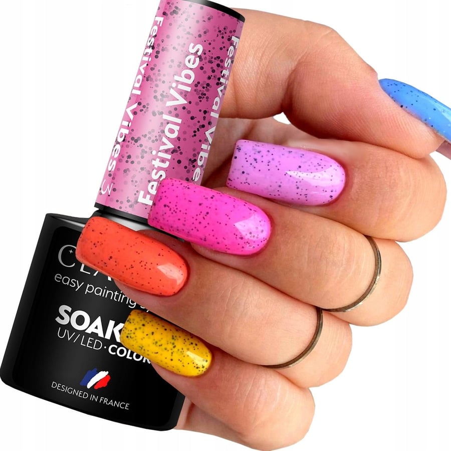 

Гибридный лак для ногтей Claresa Festival Vibes Puderek