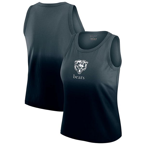 

Женский топ ombre Chicago Bears в цвете navy Wear By Erin Andrews
