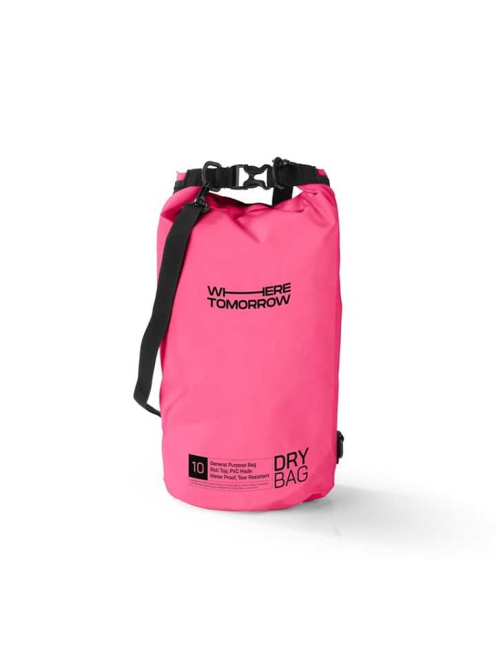 

Водонепроницаемая сумка из ПВХ - Модель 01 - 10 л - розовая Where Tomorrow