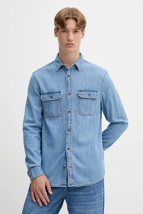 

Джинсовая рубашка Tommy Jeans, синий
