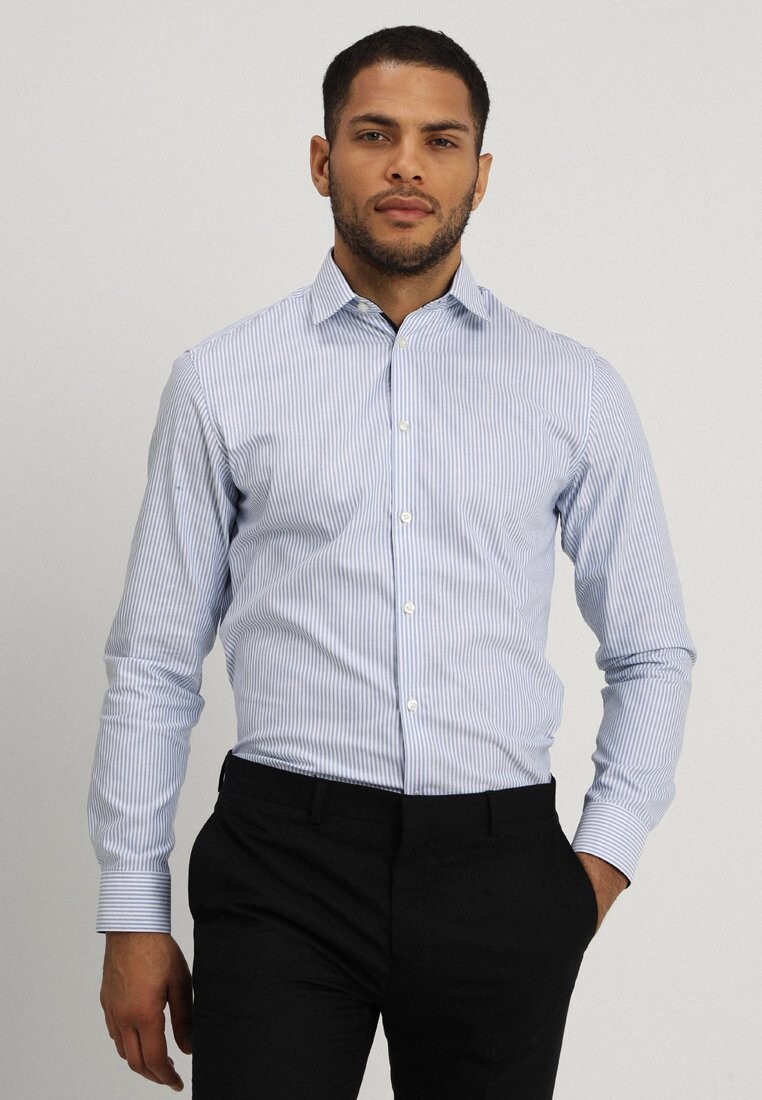 

Классическая рубашка Slhslimnew Mark Shirt Selected, цвет sky blue