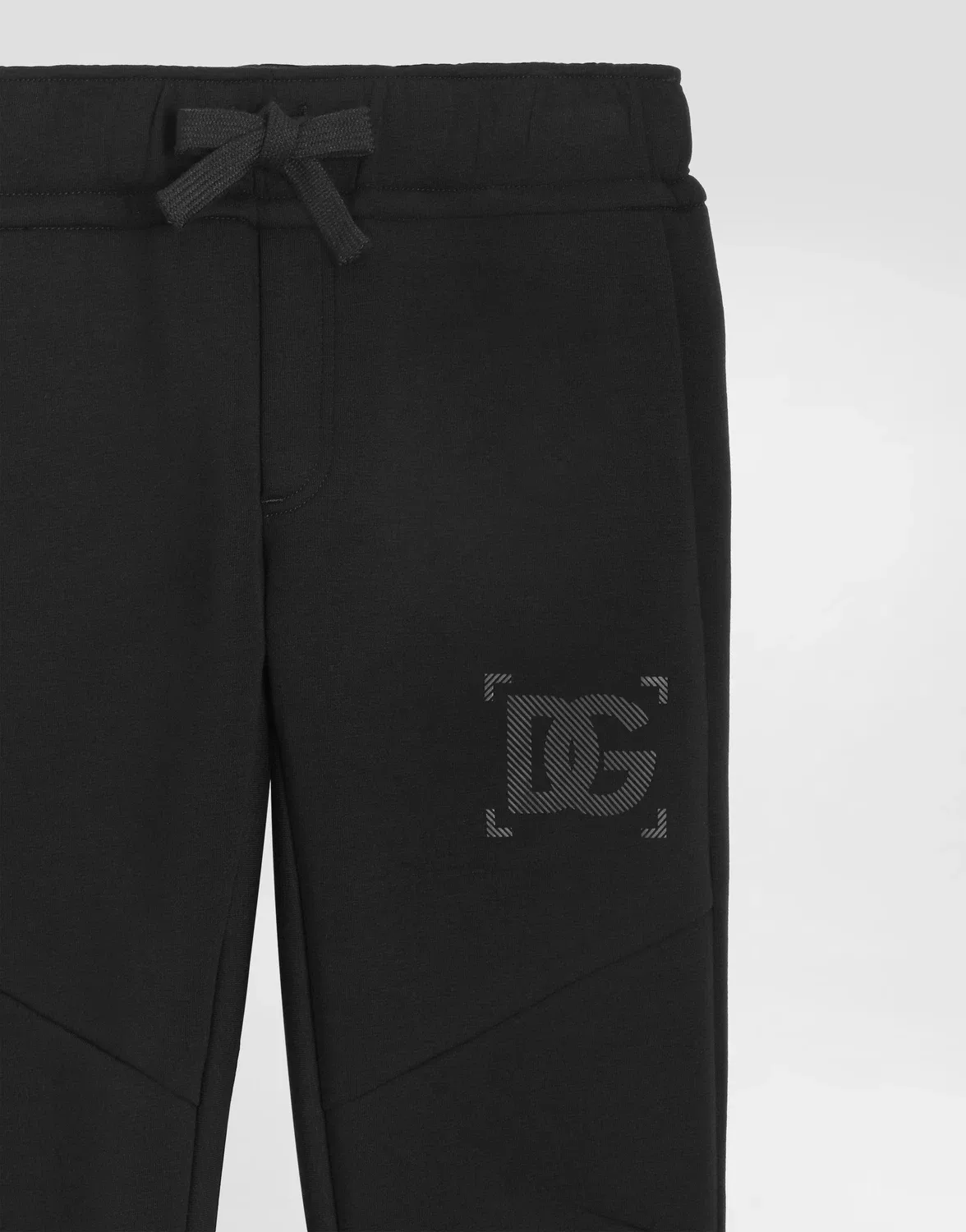 Брюки для бега из флиса стрейч-технологии DOLCE & GABBANA, черный — фото 3