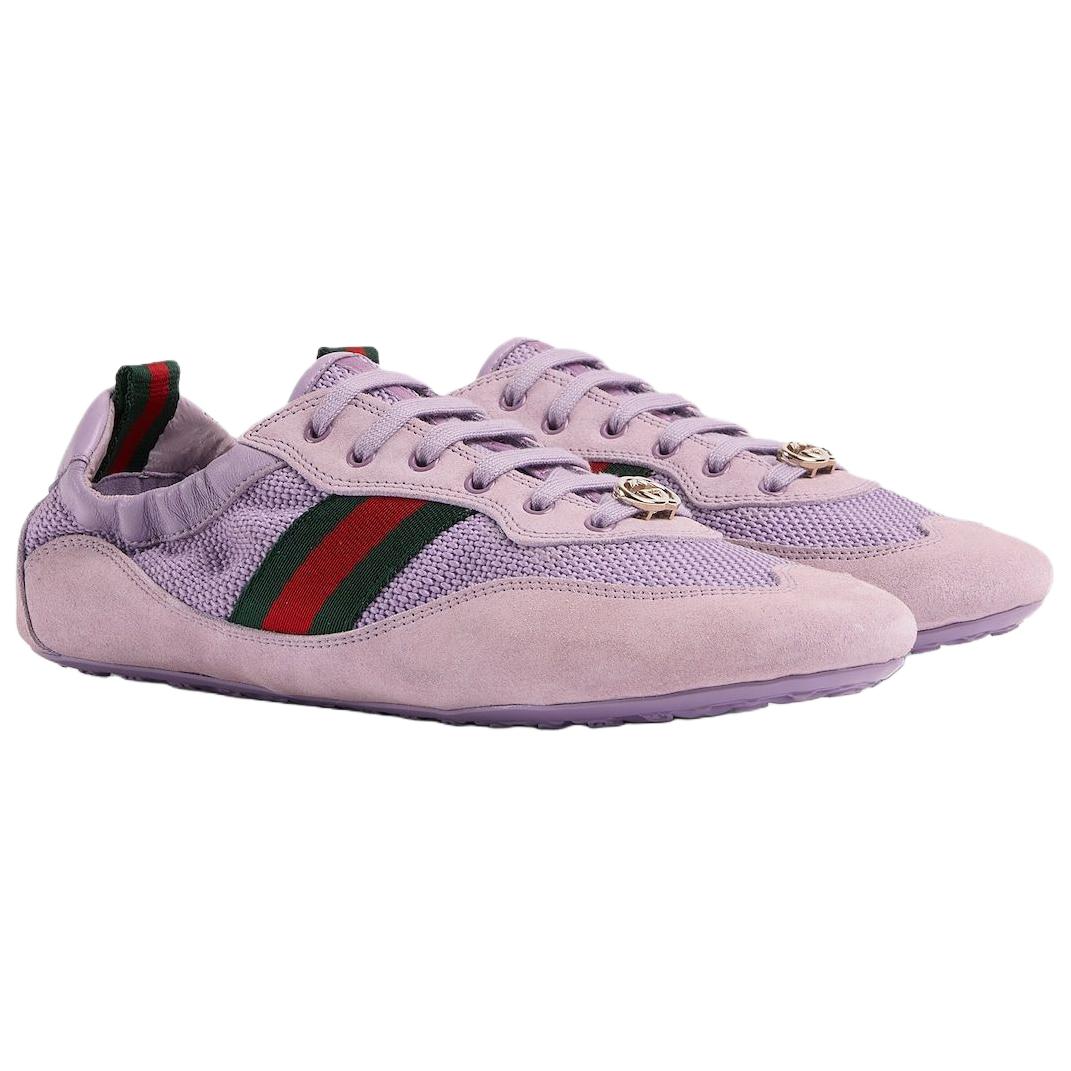 GUCCI Женские повседневные кроссовки Shift Low top в цвете Purple — фото 4