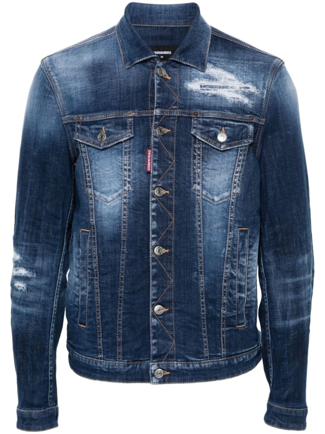 

Dsquared2 джинсовая куртка Dan Jeand, синий