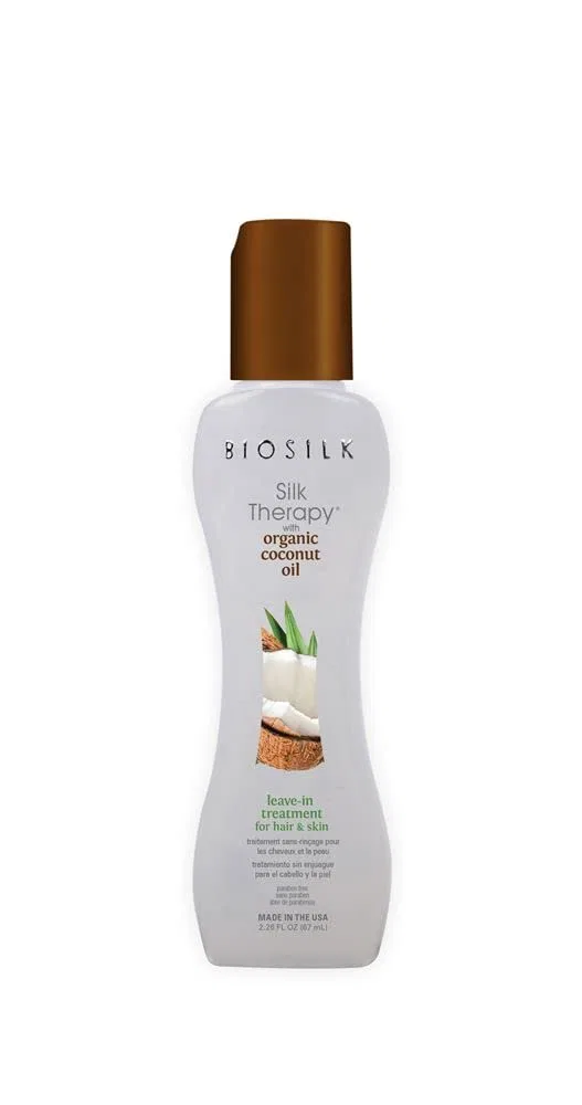 Несмываемый уход для волос и кожи с кокосовым маслом «Silk Therapy» от BIOSILK Biosilk
