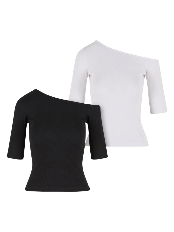 

Футболка Urban Classics T-Shirts, цвет black+white