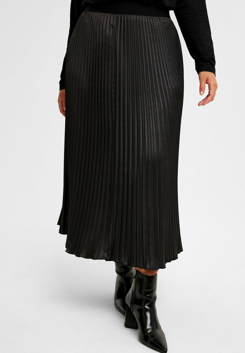

Юбка плиссированная A-line skirt XLNT by Kappahl, черный