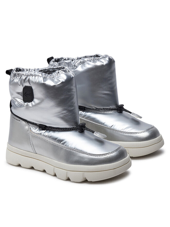 Зимние Ботинки Geox J WILLABOOM GIRL B A J46HWE 0LVNF C0474 S farben, серебро — фото 2