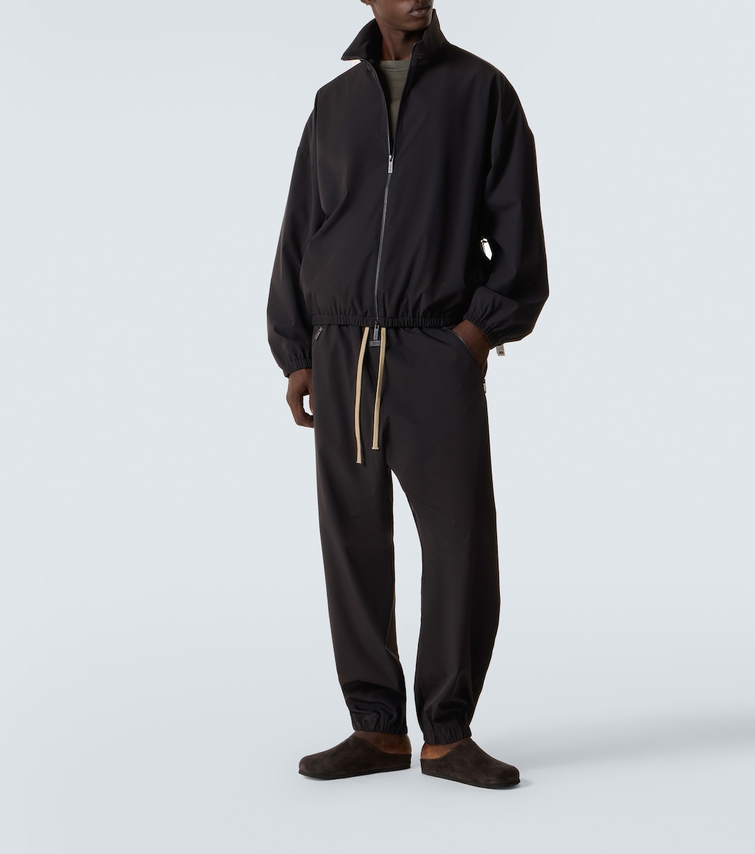 Нейлоновая спортивная куртка Fear of God, черный — фото 2