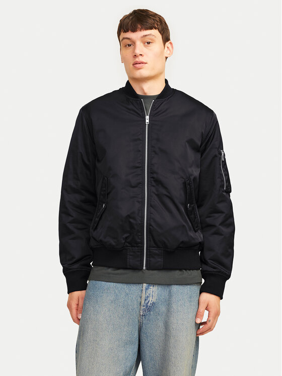

Куртка-Бомбер стандартный крой Ocean 12256857 Jack&Jones, черный