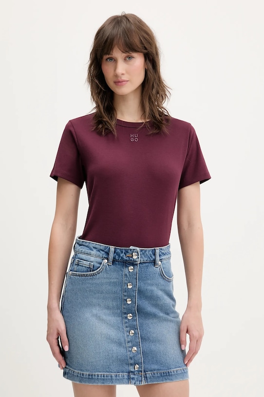 

Футболка делорис HUGO, бордовый, Красный, Футболка делорис HUGO, бордовый