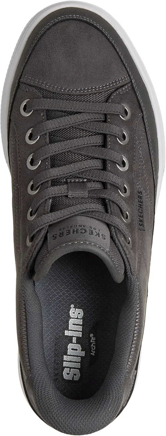 Мужские слипоны Skechers Arch Fit Arcade-Join Ya There без шнурков, темно-серый — фото 3