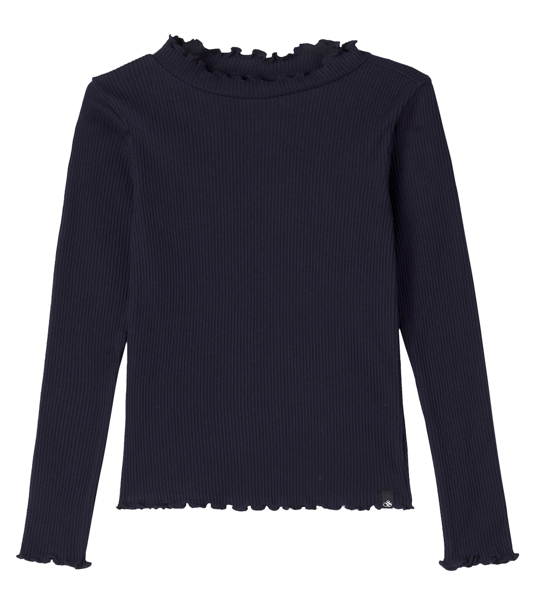 

Футболка из хлопковой смеси с рюшами Scotch & Soda Kids, Sky Captain