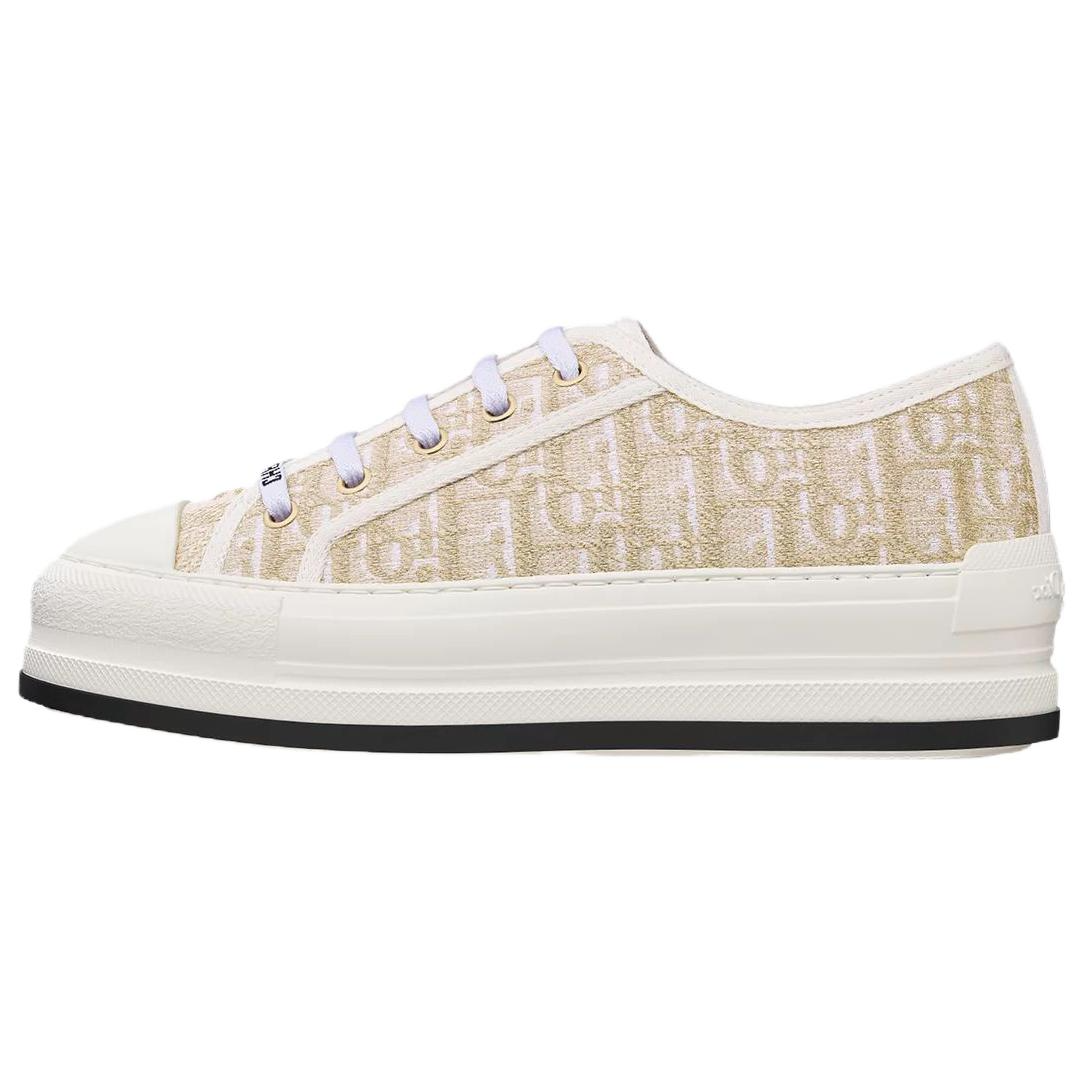 DIOR Кроссовки Walk'n' Low top Canvas Women's Gold