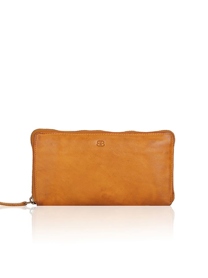 

Кожаный кошелек Чаша светло-коричневого цвета - (Ш)19 x (В)10 x (Г)3 см Bellicci