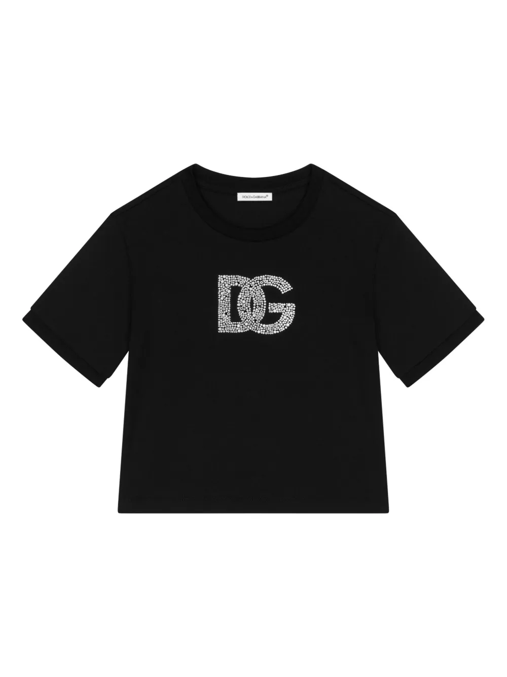 

Футболка с логотипом Dolce & Gabbana Kids, черный
