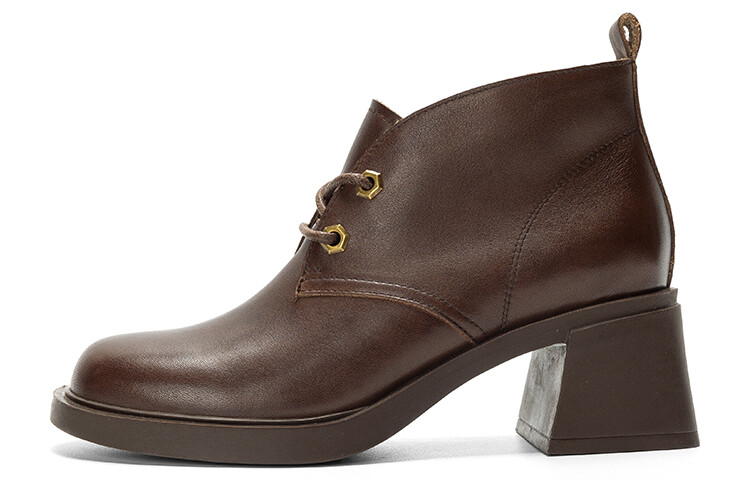 

Ботинки Кофе Martin Boot для женщин Q.Vonton, цвет Coffee