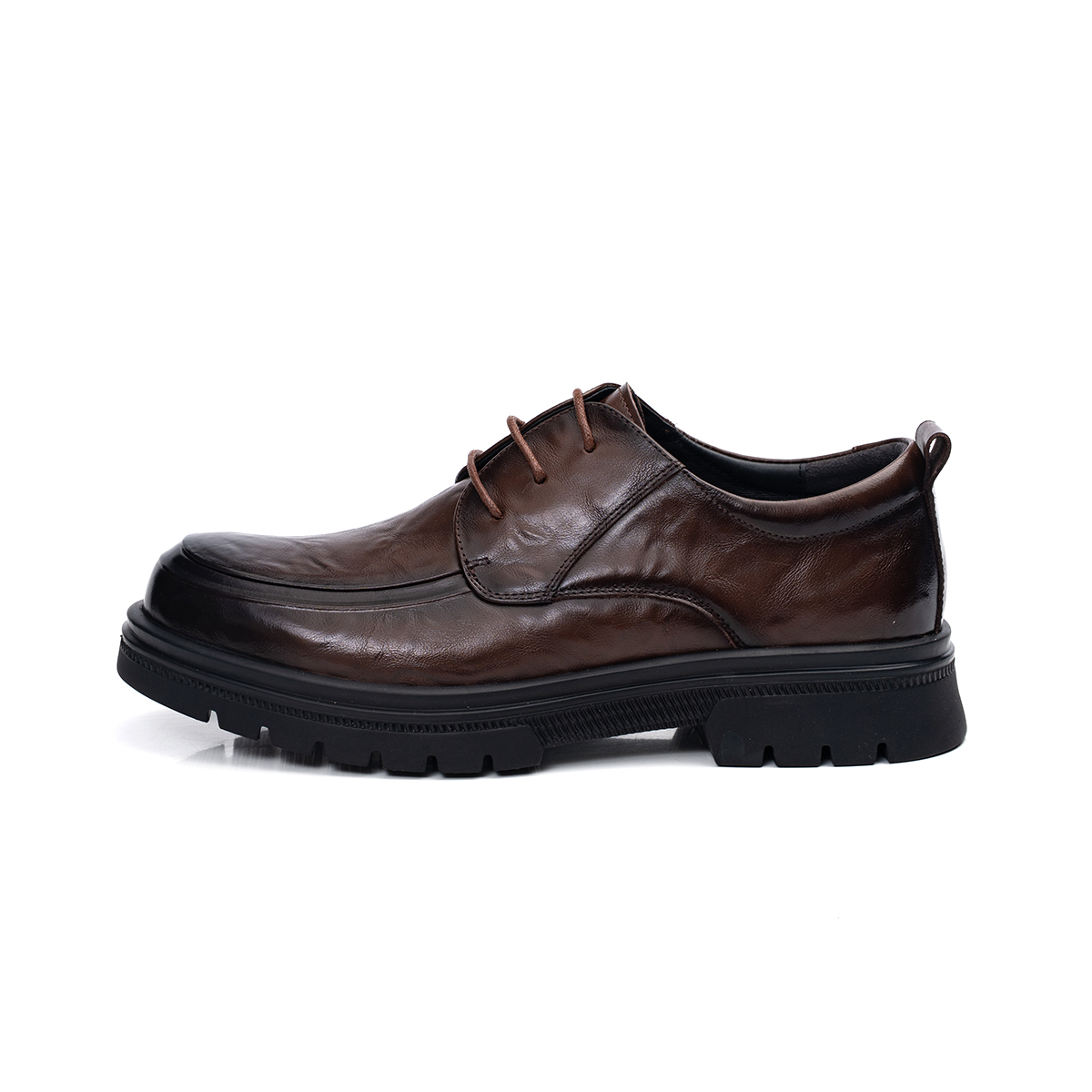 

Повседневные кожаные туфли мужские с низким верхом AQUASCUTUM, Brown