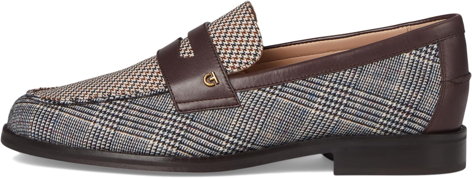 Лоферы Cole Haan Lux Pinch Penny Loafers, цвет Multi Plaid Textle — фото 4