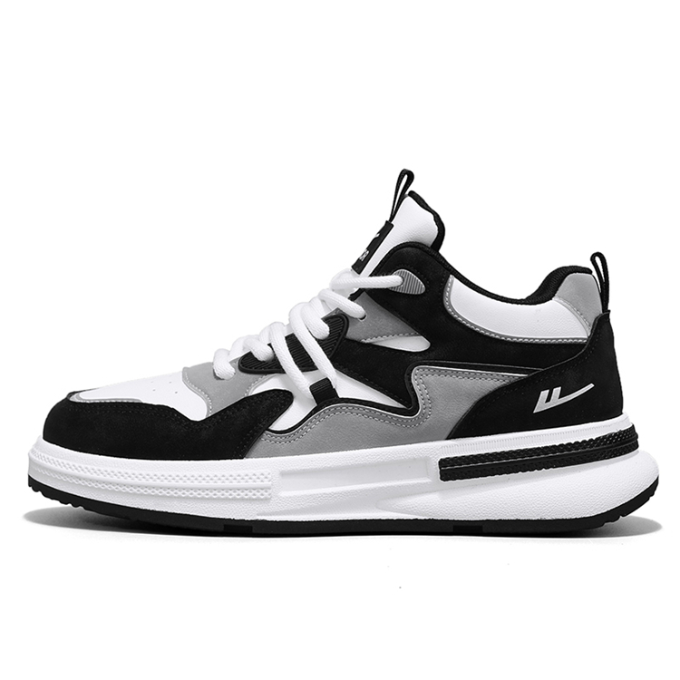 

Кроссовки для скейтбординга Warrior High Top, мужские, белые, черные, серые