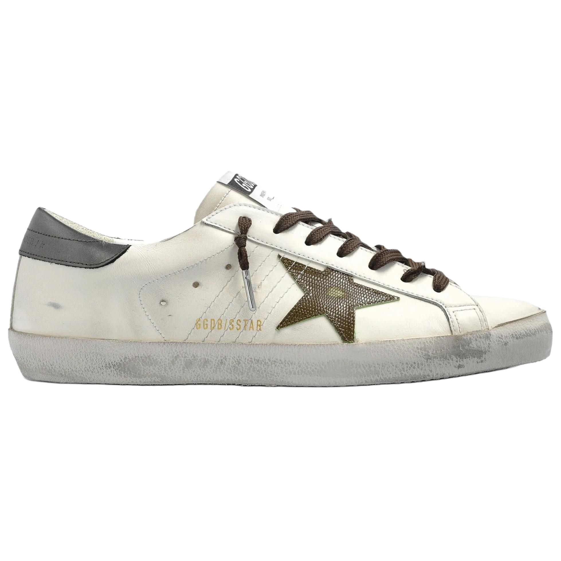 Golden Goose Кроссовки для скейтбординга Super Star Super Star Low top мужские белые — фото 3