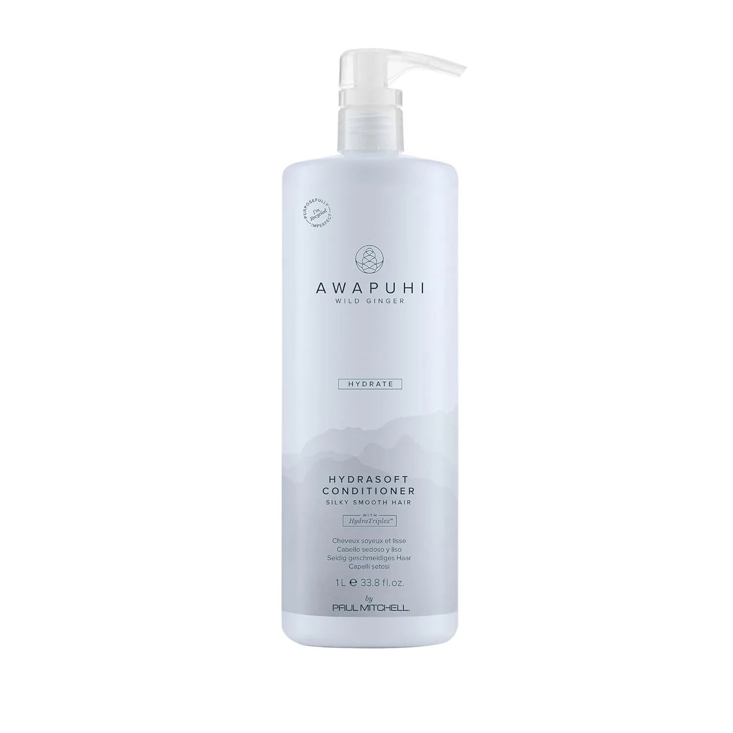 Кондиционер Awapuhi Wild Ginger от Paul Mitchell HydraSoft для шелковистых и гладких волос, идеально подходит для всех типов волос, особенно для сухих и вьющихся. 1000 мл (1 шт.)