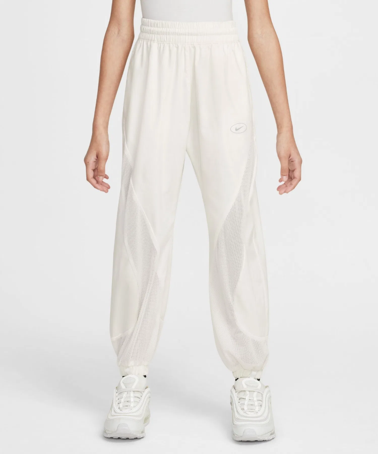 Детские спортивные штаны Nike Sportswear Girls' HF8198-134 бежевые