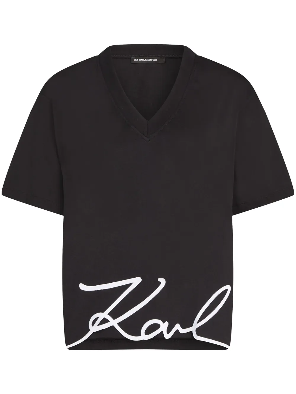 

Футболка Signature KARL LAGERFELD, черный