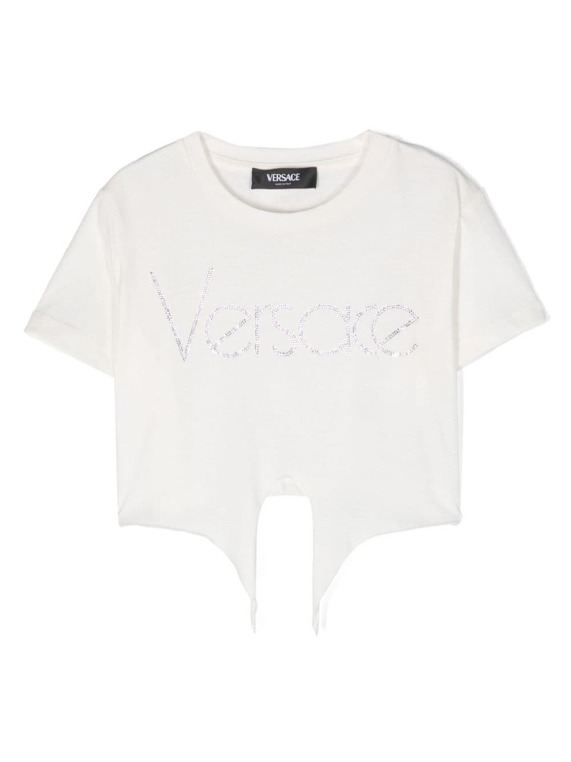 

Versace Kids футболка с логотипом, белый