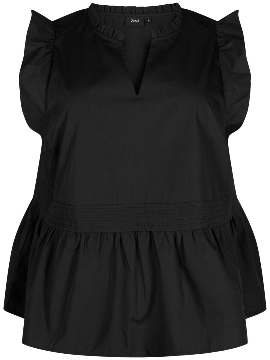 

Блузка с коротким рукавом Zizzi Blouse EMA, черный