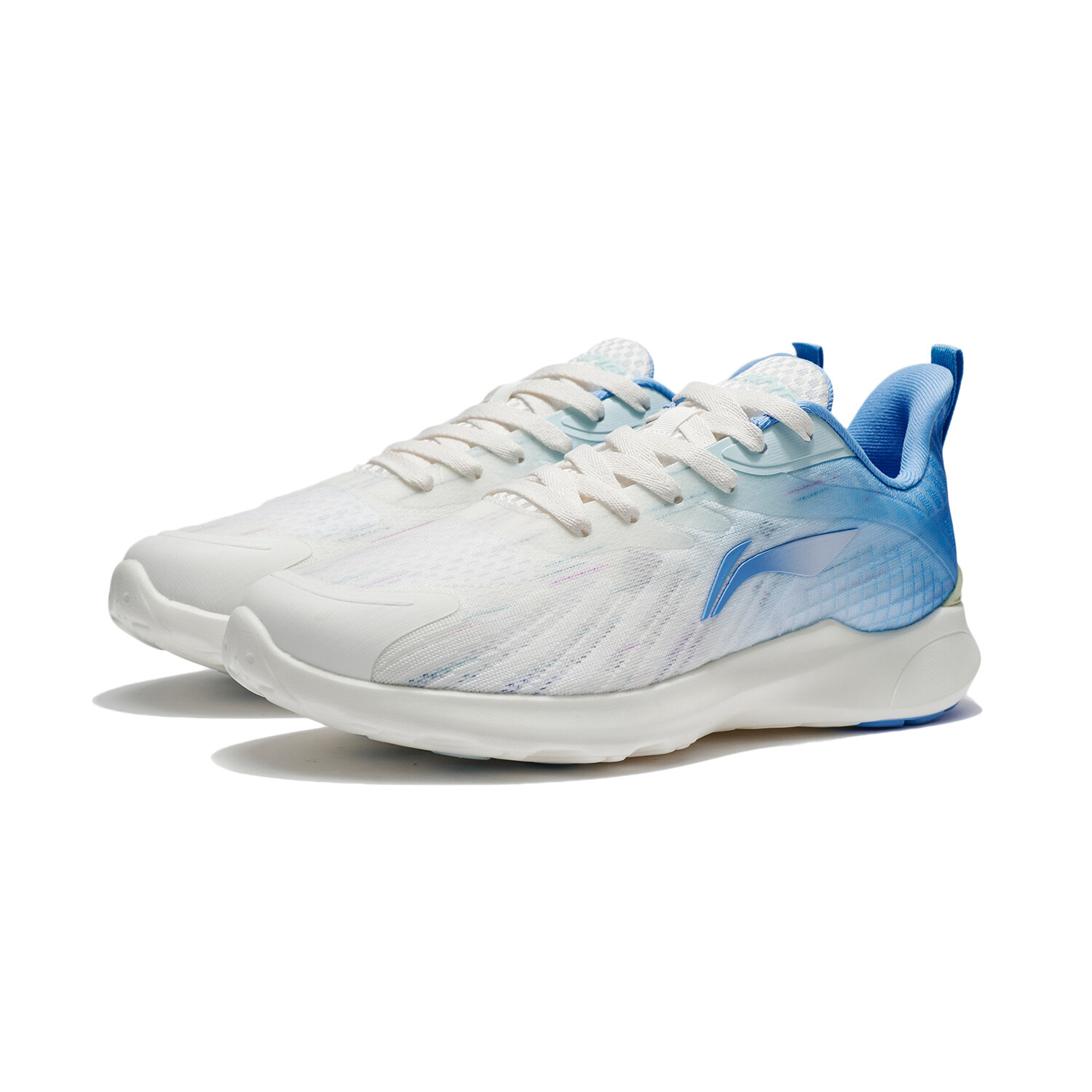 Кроссовки Qingyi для бега мужские с низким верхом Cloud White / Light Cobalt Blue Lining — фото 4