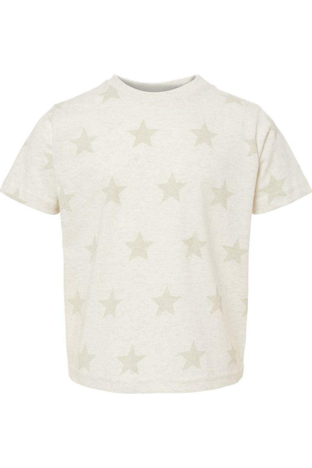 

Футболка с принтом звезд для малышей Code Five, цвет natural heather star
