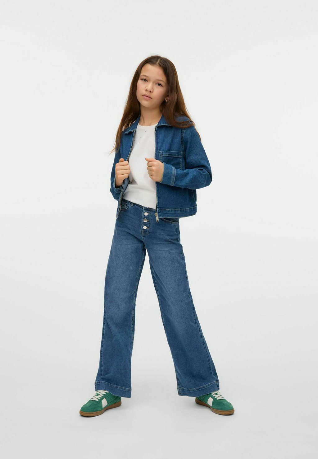 

Джинсовая куртка VMASTER VERO MODA Girl, синий деним