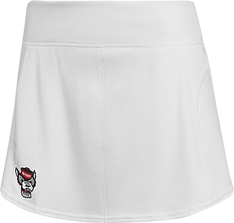 

Женская белая теннисная юбка Adidas NC State Wolfpack