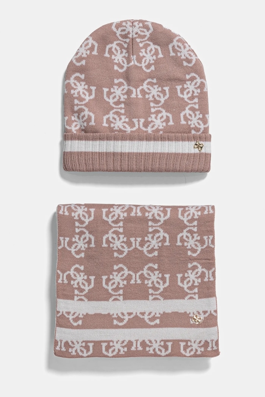 

Детская шапка и шарф Guess, розовый