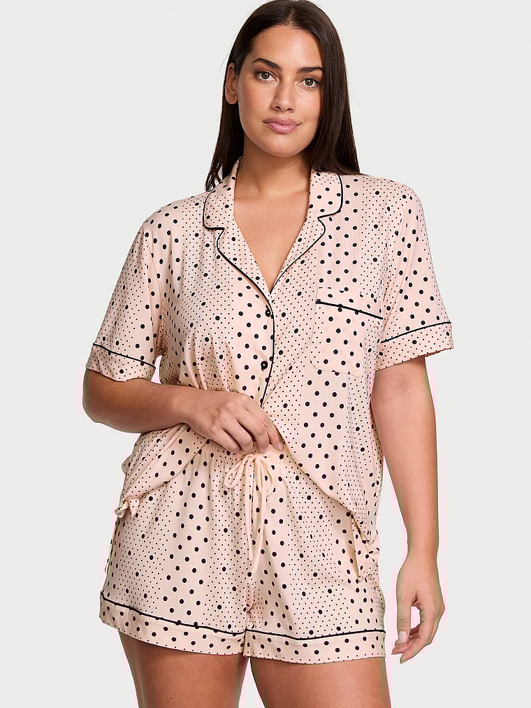 

Мягкий короткий пижамный комплект из модала Victoria'S Secret, розовый