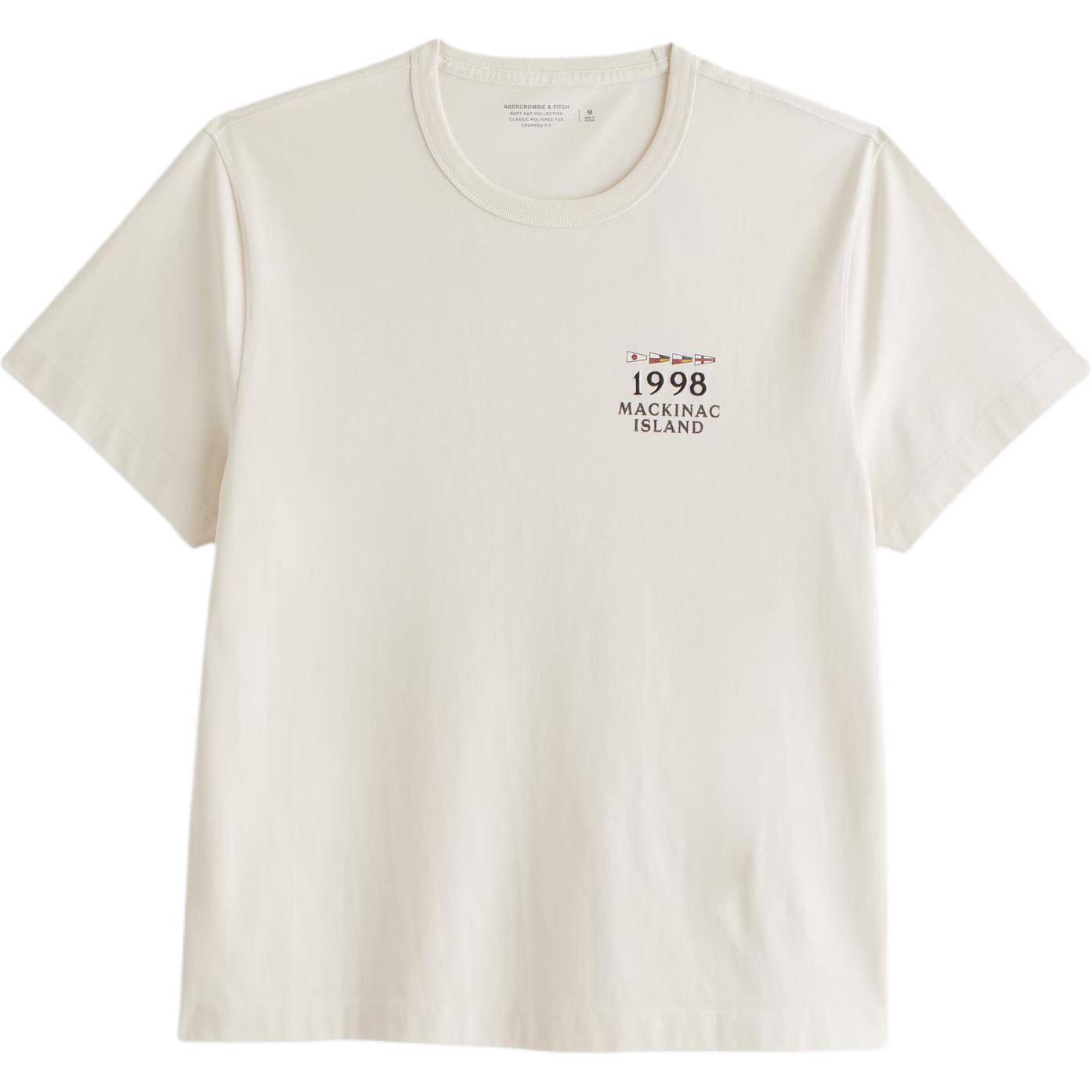 

Футболка мужская Abercrombie＆Fitch, бежевый