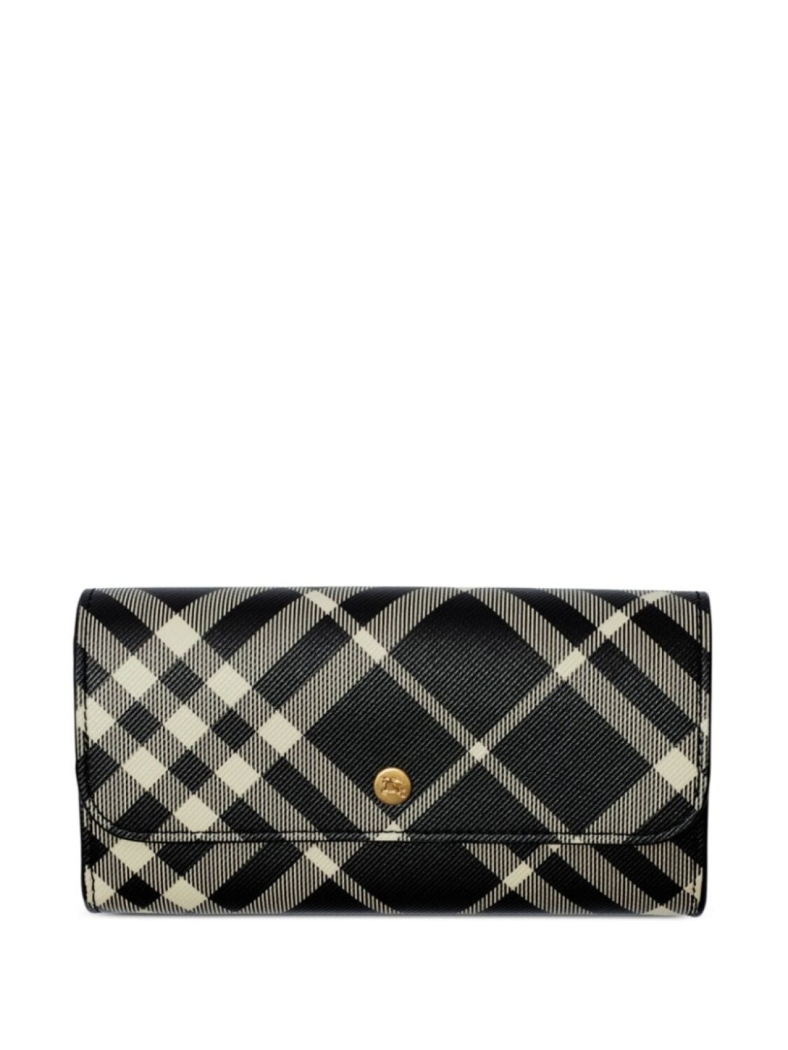 

Burberry проверить континентальный кошелек, черный