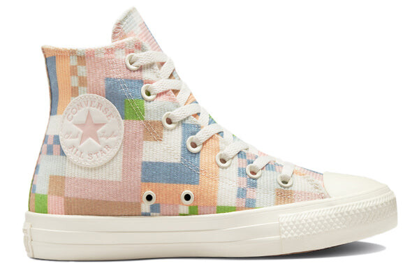 Кроссовки chuck taylor all star high 'crafted abstract stripes' Converse, белый — фото 2