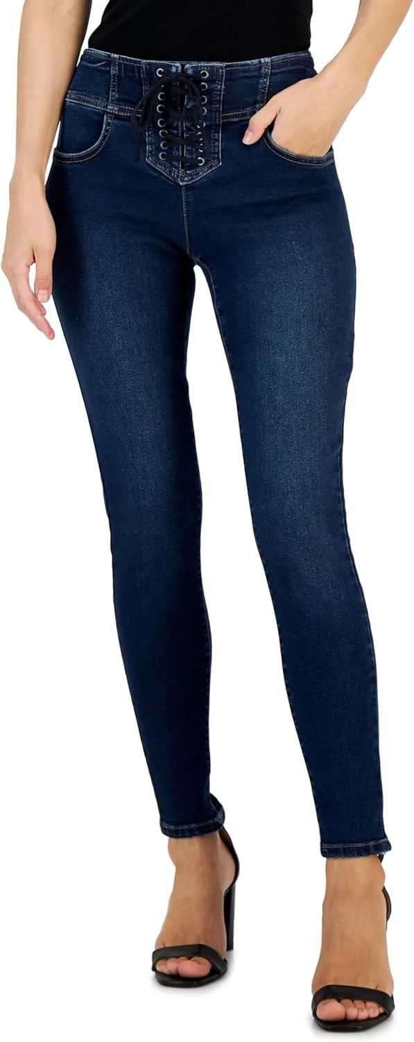 

International Concepts Женские Скинни Джинсы на Шнуровке