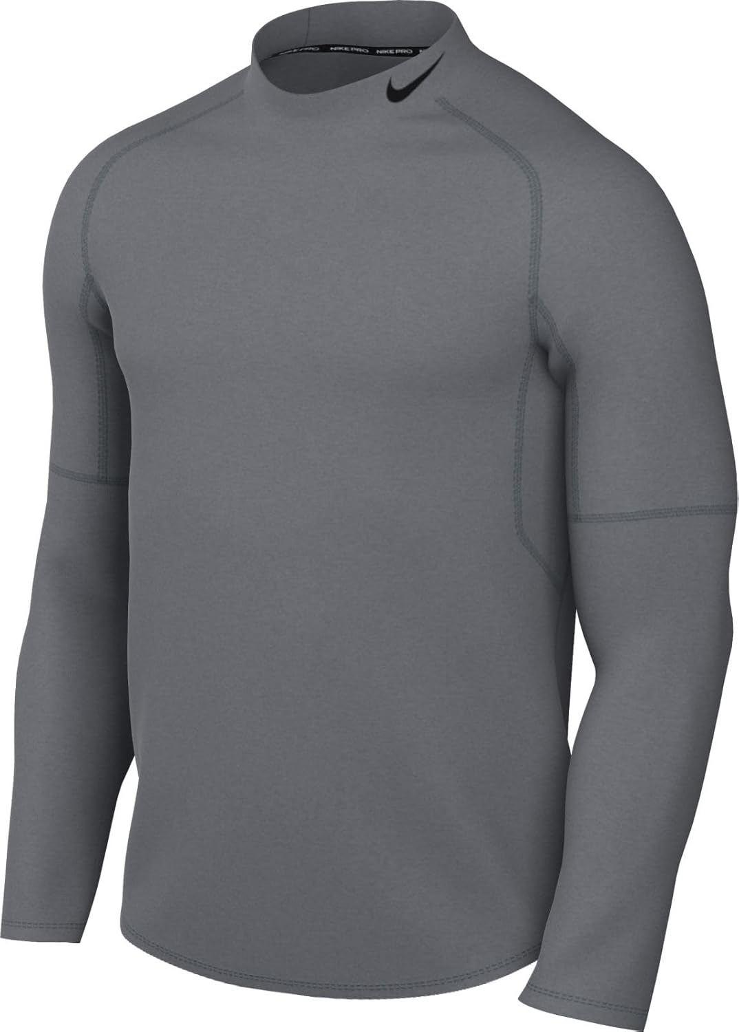 

Nike Mens M Np Df Tight Ls Mock, Smoke Grey/Black