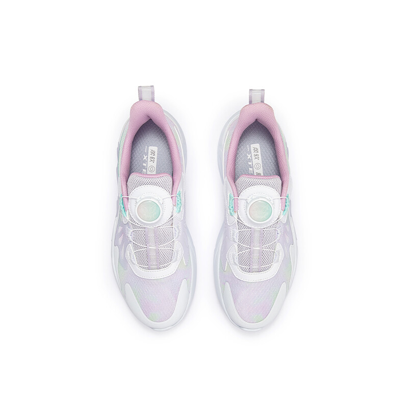 Кроссовки XTEP Kids Lifestyle Shoes GS Low-top New White/lilac, белый — фото 3