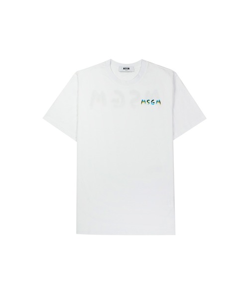

Футболка с принтом MSGM, белый