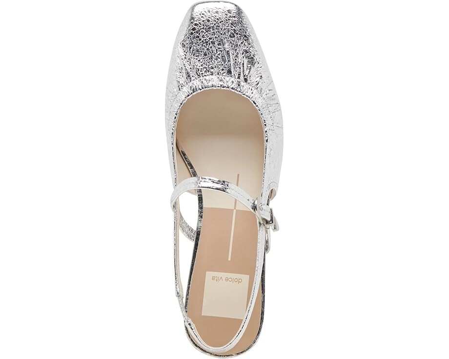 Туфли на плоской подошве Dolce Vita Rianne, цвет Silver Distressed Leather — фото 2